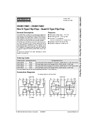 Datasheet CD4017 manufacturer Fairchild